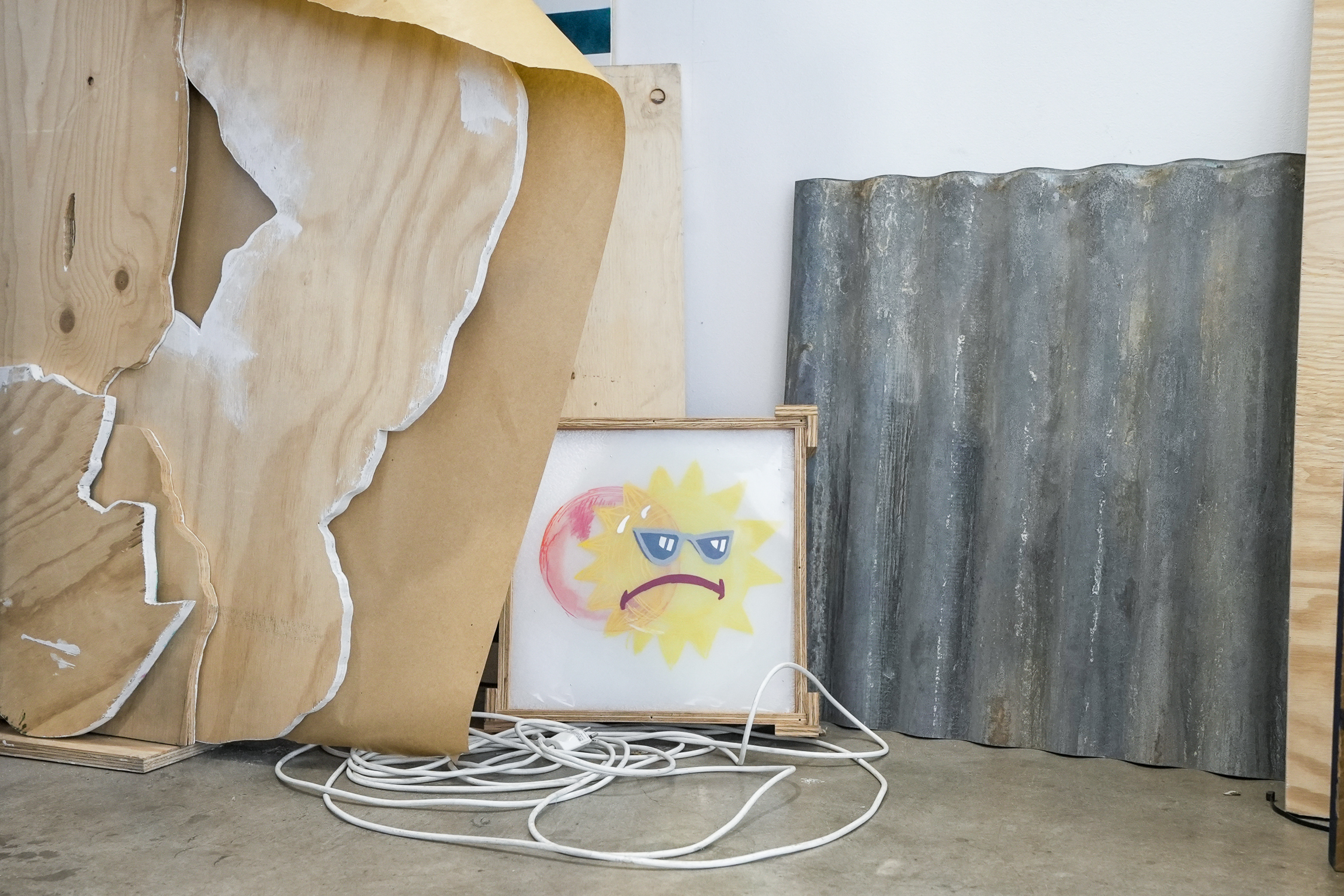 Impressions from Lucas Erin’s studio in Crissier, Switzerland